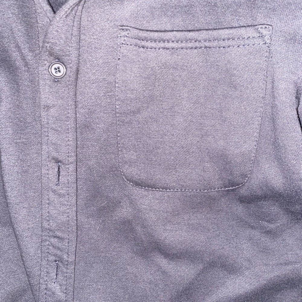 gray button up jacket - Picture 3 of 3